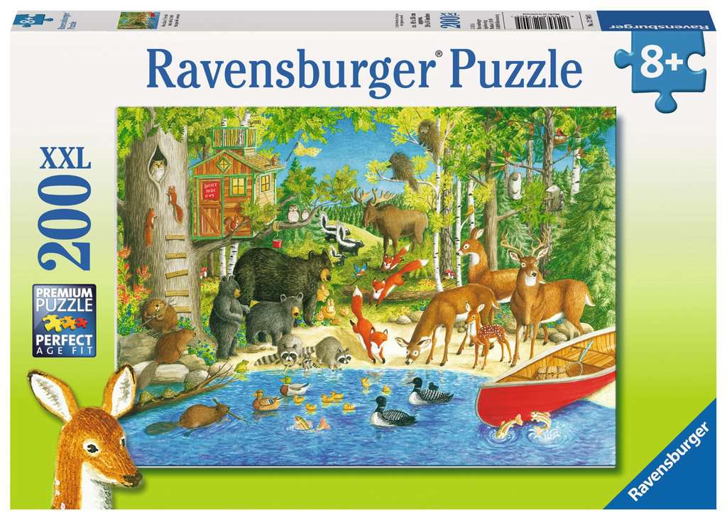 Ravensburger | Puzzle 200 PC - WOODLAND FRIENDS #127405-8
