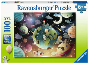 Ravensburger | Puzzle 100 PC - PLANET PLAYGROUND #129713-8