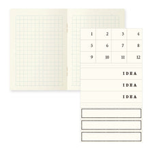Load image into Gallery viewer, Midori | A7 TRIO GRID JOURNALS #15283-006