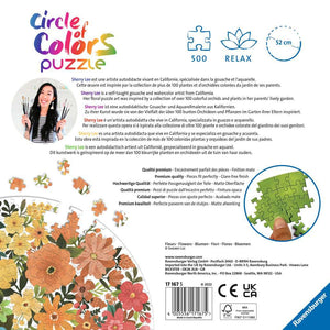 Ravensburger | Round Puzzle 500 PC - FLORAL #171675-8