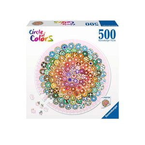 Ravensburger | Round Puzzle 500 PC - DONUTS #173464-8