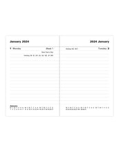 Load image into Gallery viewer, Letts | Classic Mini Daily Planner - BLACK #C12EBK