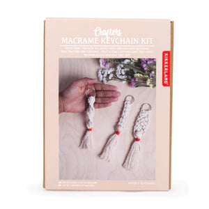 Kikkerland | MACRAME KEYCHAIN KIT #CR10