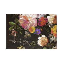 Load image into Gallery viewer, Thank You Note Box - MIDNIGHT FLORAL #332424-2