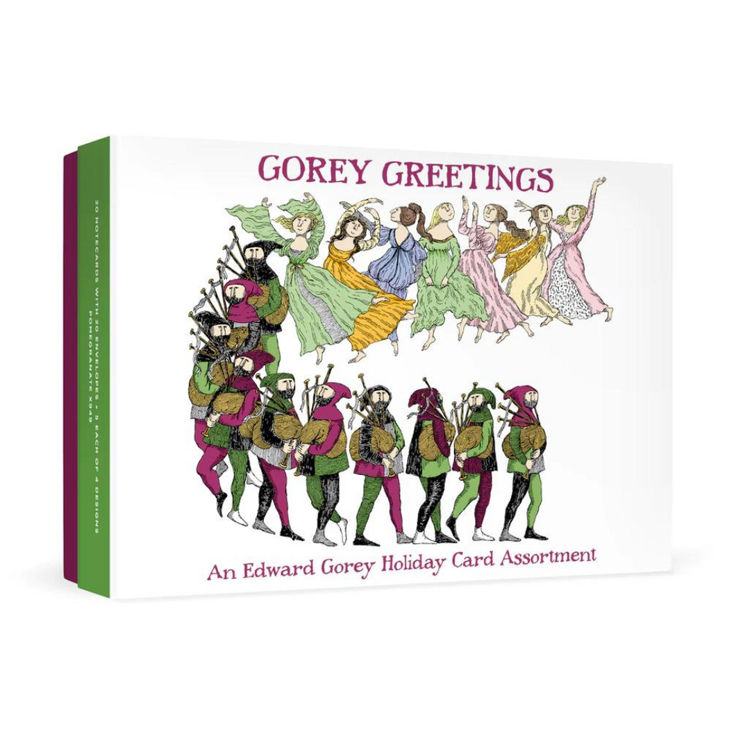 Pomegranate | Boxed Christmas Cards - GOREY GREETINGS #X949