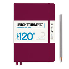 Load image into Gallery viewer, Leuchtturm1917 | A5 120G Blank Journal - PORT RED #364425-7