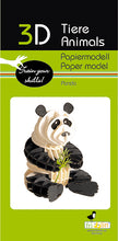 Load image into Gallery viewer, 3D Paper Model- Panda #11661