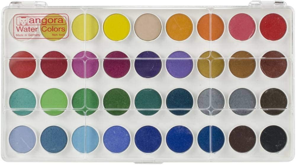 Angora Opaque Pan Watercolours - Set of 36 #2650036