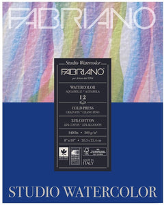 Fabriano | WATERCOLOUR COLD PRESS 8x10" 300gsm #16X3010CP