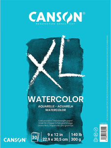 Canson XL Watercolour Paper 9x12  #17510941