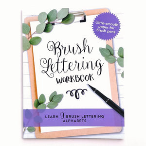 Brush Lettering Workbook  #331182-2