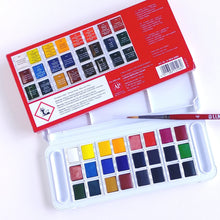 Load image into Gallery viewer, Lukas Travel 1/2 Pan Watercolours- Set of 24  #246856-4