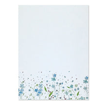 Load image into Gallery viewer, Blue Flowers Boxed Stationery  #592585-2