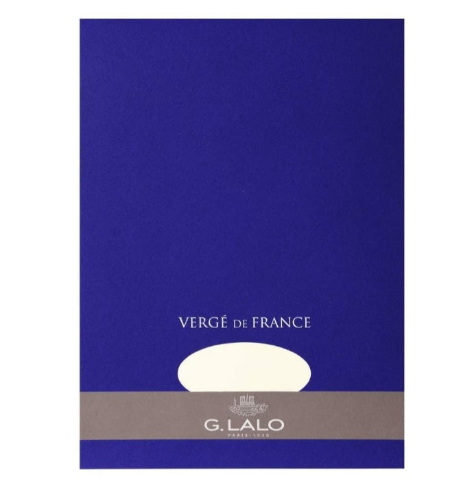 G. Lalo Vergé de France A5 Tablet - White 11400L