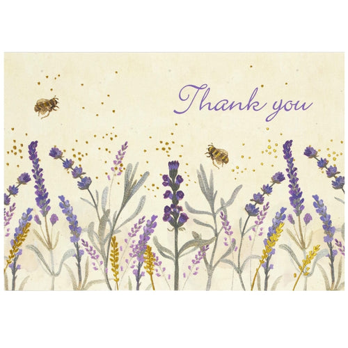 Lavender and Honey Thank You Notes #331519-2