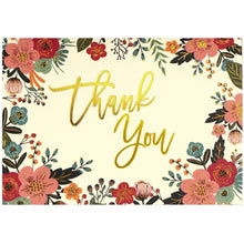Load image into Gallery viewer, Thank You Notes | FLORAL FRAME #328113-2