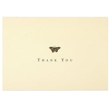 Load image into Gallery viewer, Gold Butterfly Thank You Notes  #591083-2